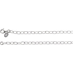 Sterling Silver 3.5mm Knurled Cable Chain from Miles Beamon Jewelry - Miles Beamon Jewelry