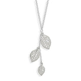 Necklace With Three Leaf Drop from Miles Beamon Jewelry - Miles Beamon Jewelry