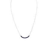 Faceted Iolite Bead Necklace "September Birthstone" from Miles Beamon Jewelry - Miles Beamon Jewelry