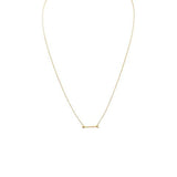 14 Karat Gold Plated Arrow Design Necklace 