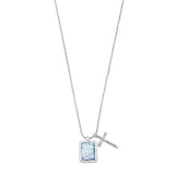 Roman Glass And Cross Charm Necklace from Miles Beamon Jewelry - Miles Beamon Jewelry
