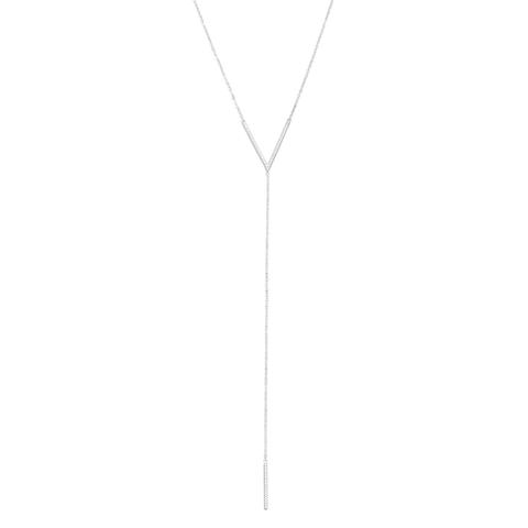 Signity Cubic Zirconia V Drop Necklace from Miles Beamon Jewelry - Miles Beamon Jewelry