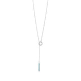 Sterling Silver Nano Turquoise Bar Earrings from Miles Beamon Jewelry - Miles Beamon Jewelry