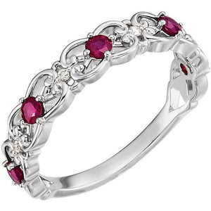 Sterling Silver Ruby Ring from Miles Beamon Jewelry - Miles Beamon Jewelry