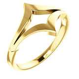 Negative Space Double "V" Ring from Miles Beamon Jewelry - Miles Beamon Jewelry