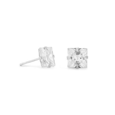 Cubic Zirconia Square Earrings from Miles Beamon Jewelry - Miles Beamon Jewelry