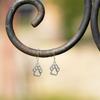 Cut Out Paw Print Earrings from Miles Beamon Jewelry - Miles Beamon Jewelry