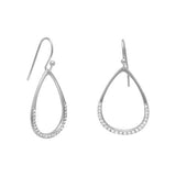 Cubic Zirconia Pear Drop Earrings from Miles Beamon Jewelry - Miles Beamon Jewelry