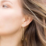 14 Karat Gold Plated Chain Drop Earrings from Miles Beamon Jewelry - Miles Beamon Jewelry