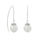 Sterling Silver Glass Pearl Earrings from Miles Beamon Jewelry - Miles Beamon Jewelry