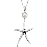 Freshwater Cultured Pearl Starfish Lever Earrings from Miles Beamon Jewelry - Miles Beamon Jewelry
