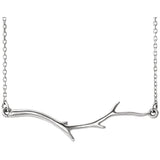 Sterling Silver Branch Bar Necklace from Miles Beamon Jewelry - Miles Beamon Jewelry