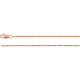 Sterling Silver Bead Chain Necklace from Miles Beamon Jewelry - Miles Beamon Jewelry