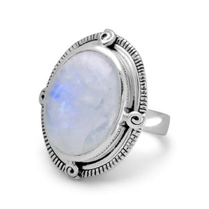 Rainbow Moonstone Ring from Miles Beamon Jewelry - Miles Beamon Jewelry