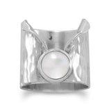 Sterling Silver  Mother of Pearl Ring from Miles Beamon Jewelry - Miles Beamon Jewelry