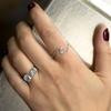 Rhodium Plated Wave Ring from Miles Beamon Jewelry - Miles Beamon Jewelry