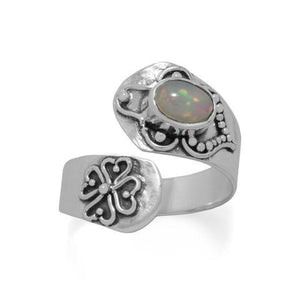 Sterling Silver Opal Wrap Ring from Miles Beamon Jewelry - Miles Beamon Jewelry