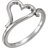 Sterling Silver  Heart Ring from Miles Beamon Jewelry - Miles Beamon Jewelry