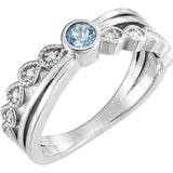 Sterling Silver Aquamarine Ring from Miles Beamon Jewelry - Miles Beamon Jewelry