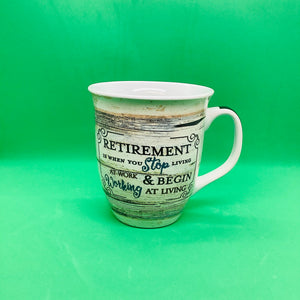 Ceramic Stone Retirement Mug