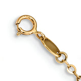 14K YELLOW GOLD STAR ANKLET BRACELET from Miles Beamon Jewelry - Miles Beamon Jewelry