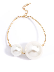 Fashion Stacks Of Pearls Bracelet - Pearl