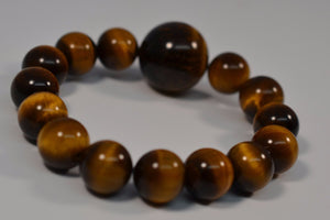 Tiger's Eye "Comforter Fit" Stretch Bracelet from Miles Beamon Jewelry - Miles Beamon Jewelry