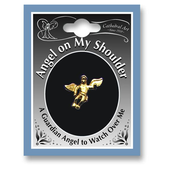 Angel On My Shoulder Lapel Pin from Miles Beamon Jewelry - Miles Beamon Jewelry