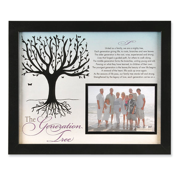 The Generation Tree Black Photo Frame from Miles Beamon Jewelry - Miles Beamon Jewelry