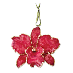 Red Cattleya Orchid Ornament from Miles Beamon Jewelry - Miles Beamon Jewelry