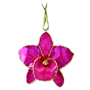 Fuchsia Cattleya Orchid Ornament from Miles Beamon Jewelry - Miles Beamon Jewelry