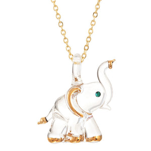 Glass Elephant Necklace from Miles Beamon Jewelry - Miles Beamon Jewelry