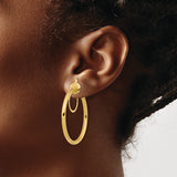 Leslie's 14K Yellow Gold Non-pierced Hoop Earrings