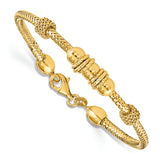 Leslie's 14K Yellow Gold Textured Bracelet