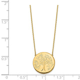 Leslie's 14k  Yellow Gold Tree of Life Necklace