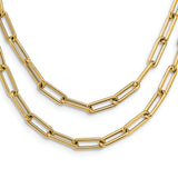 Leslie's 14k Gold  Double-layer Link Necklace