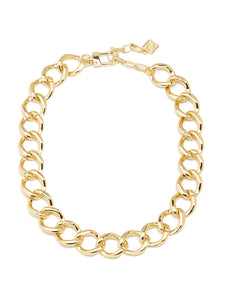 Curb Chain Collar Necklace Jewelry