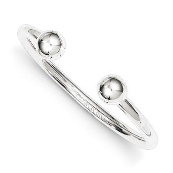 Sterling Silver Baby Bangle Bracelet from Miles Beamon Jewelry - Miles Beamon Jewelry