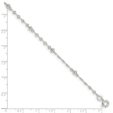 Sterling Silver Beads Anklet