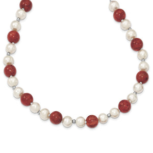 Sterling Silver Freshwater Cultured Pearl Necklace from Miles Beamon Jewelry - Miles Beamon Jewelry