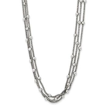 Sterling Silver Polished Necklace from Miles Beamon Jewelry - Miles Beamon Jewelry