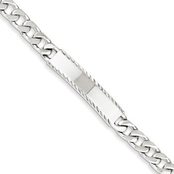 Sterling Silver Engraveable ID Bracelet from Miles Beamon Jewelry - Miles Beamon Jewelry