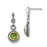 Sterling Silver With Peridot Earrings from Miles Beamon Jewelry - Miles Beamon Jewelry