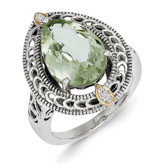 Sterling Silver With 14K Ring from Miles Beamon Jewelry - Miles Beamon Jewelry