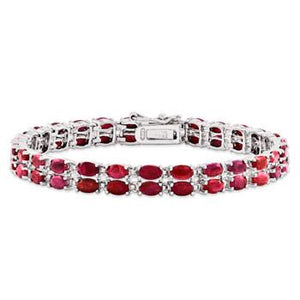 Sterling Silver Ruby Bracelet from Miles Beamon Jewelry - Miles Beamon Jewelry