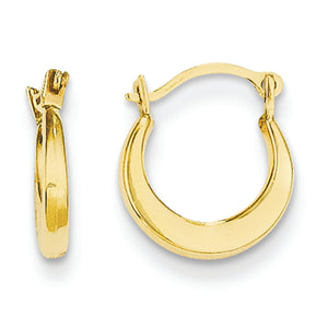 14K Yellow Gold  Madi K Hoop Earrings 