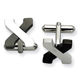 Stainless Steel Cuff Links from Miles Beamon Jewelry - Miles Beamon Jewelry