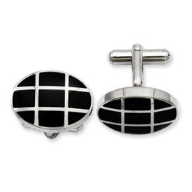 Stainless Steel Cuff Links from Miles Beamon Jewelry - Miles Beamon Jewelry