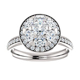 14K White Gold & Diamond Engagement  Ring from Miles Beamon Jewelry - Miles Beamon Jewelry