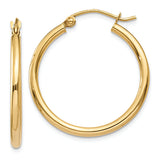 14K Yellow Gold Hoop Earrings from Miles Beamon Jewelry - Miles Beamon Jewelry